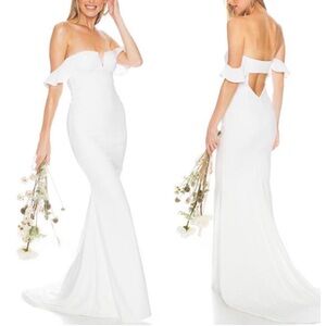 NOEL & JEAN Katie May Nautilus
Ruffled Off The Shoulder
WEDDING Mermaid …